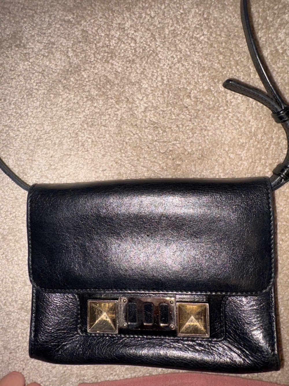 Proenza Black cross body bag